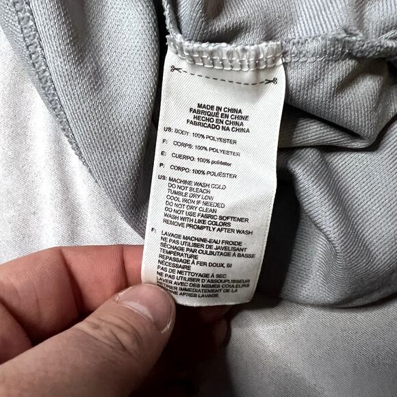 Adidas Golf ClimaLite Gray Polo Shirt 2XL – Penguin Logo, Light Stain - Picture 6 of 6